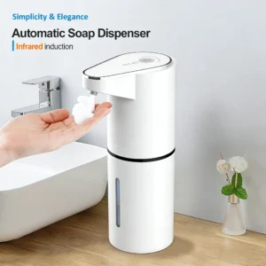 New Bathroom Automatic Sensing Soap Dispenser Type C Multiple Levels Contactless Electric Frother Charging Wall Mounted Vertical